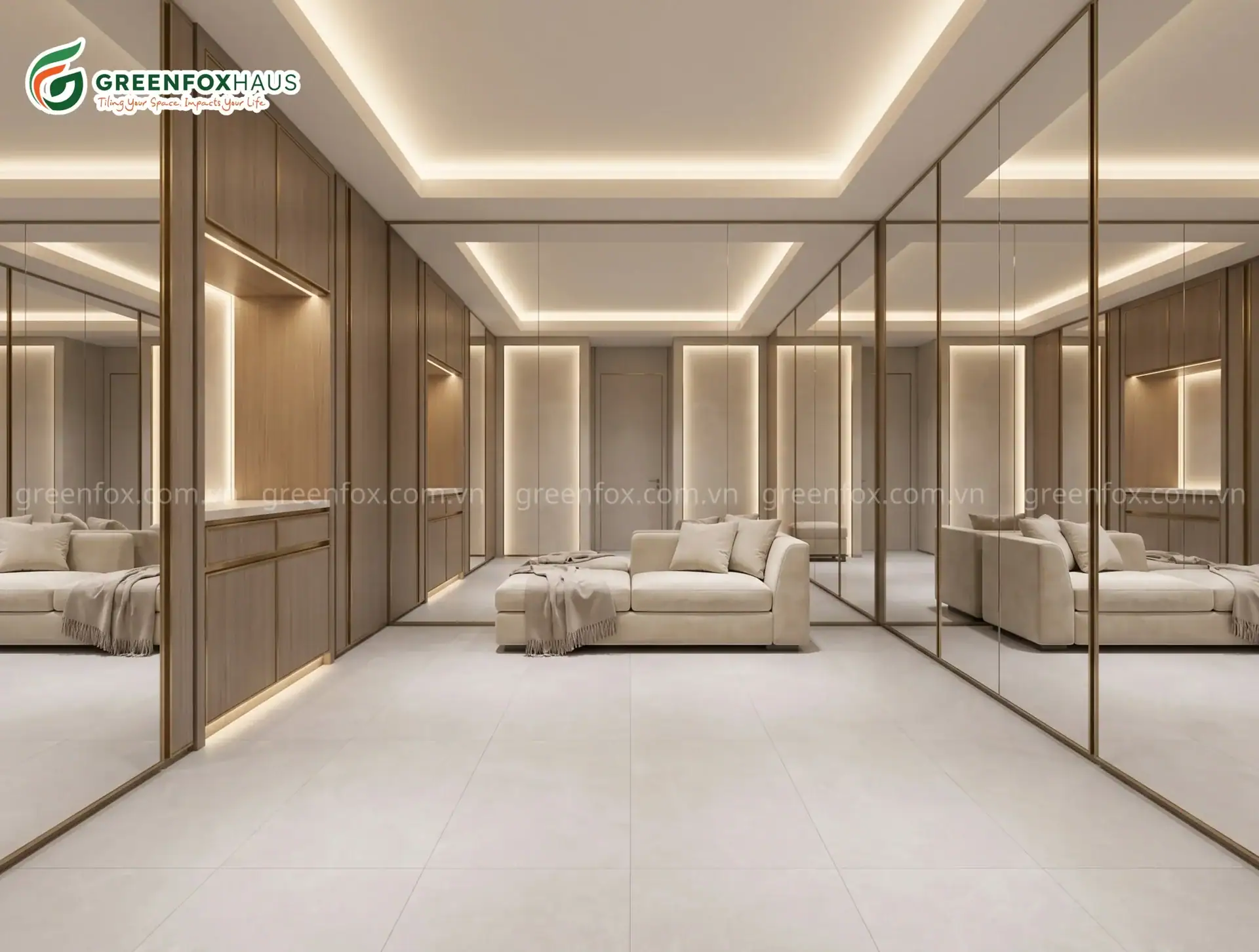 Gạch ốp lát Matt vân đá Marble màu Trắng Xám GF84.MS01 (600X1200MM)