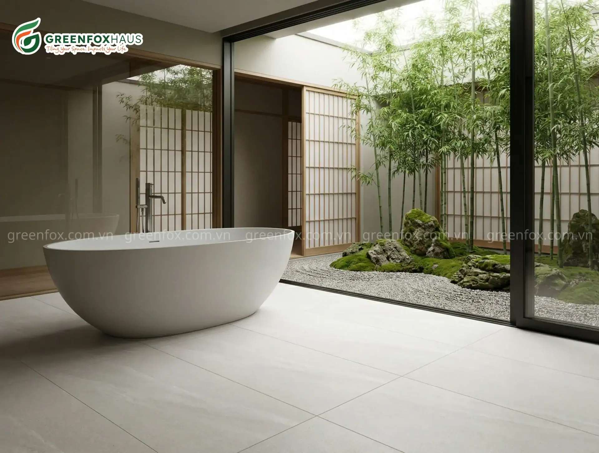 Gạch ốp lát Matt màu Xám Nhạt GF84.NLA019KP (600x1200mm)