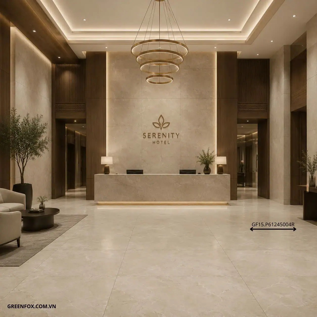 Gạch Ốp Lát Porcelain Vân Marble Matt GF15.P61245004R (600x1200mm)