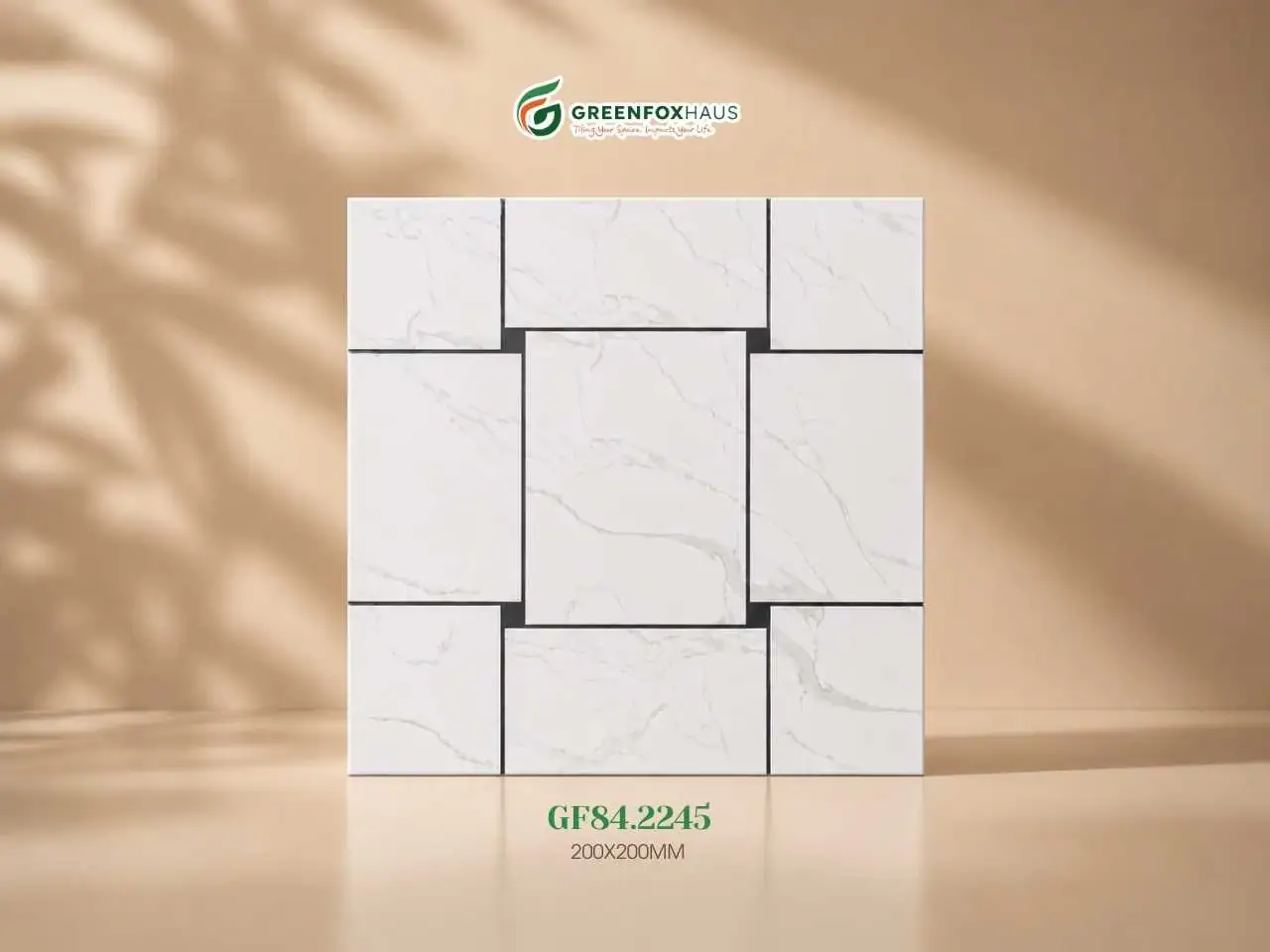 GẠCH BÔNG HOA VĂN ASHLAR MARBLE GF84.2245 (200×200MM)