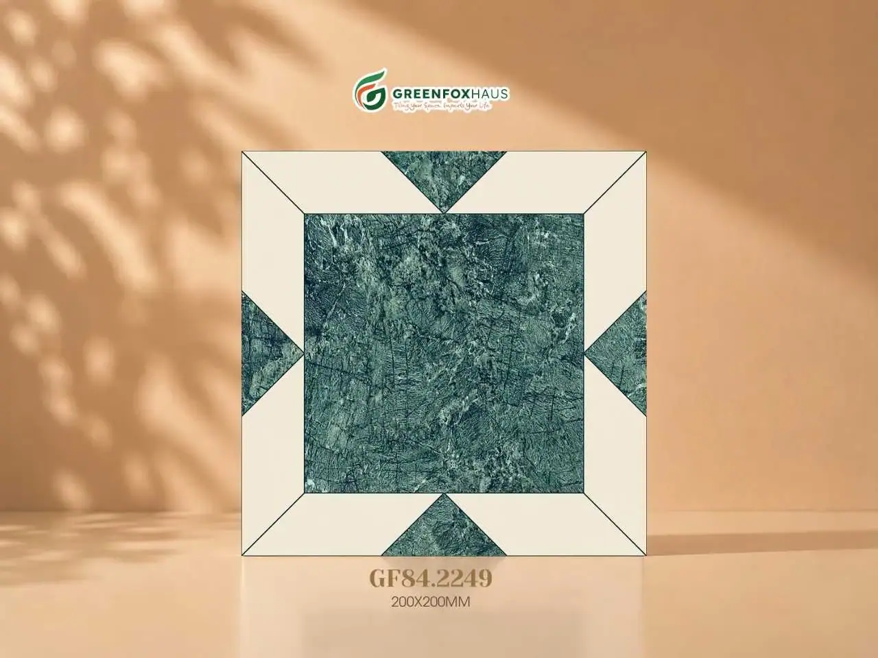 GẠCH BÔNG HOA VĂN GEOMETRIC FRAME GF84.2249 (200×200MM)