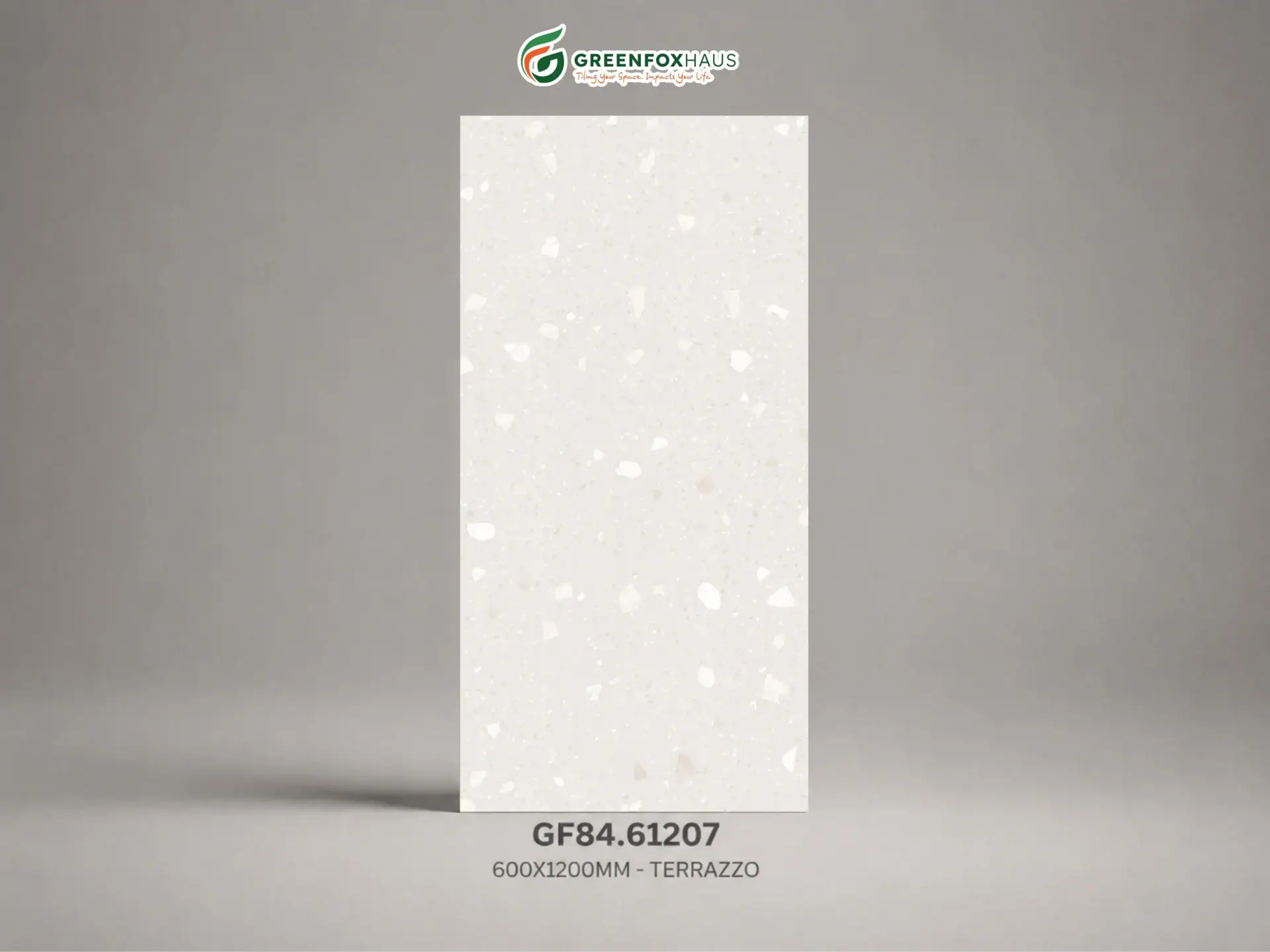 GẠCH ỐP LÁT PORCELAIN VÂN TERRAZZO IVORY GF84.61207 (600X1200MM)