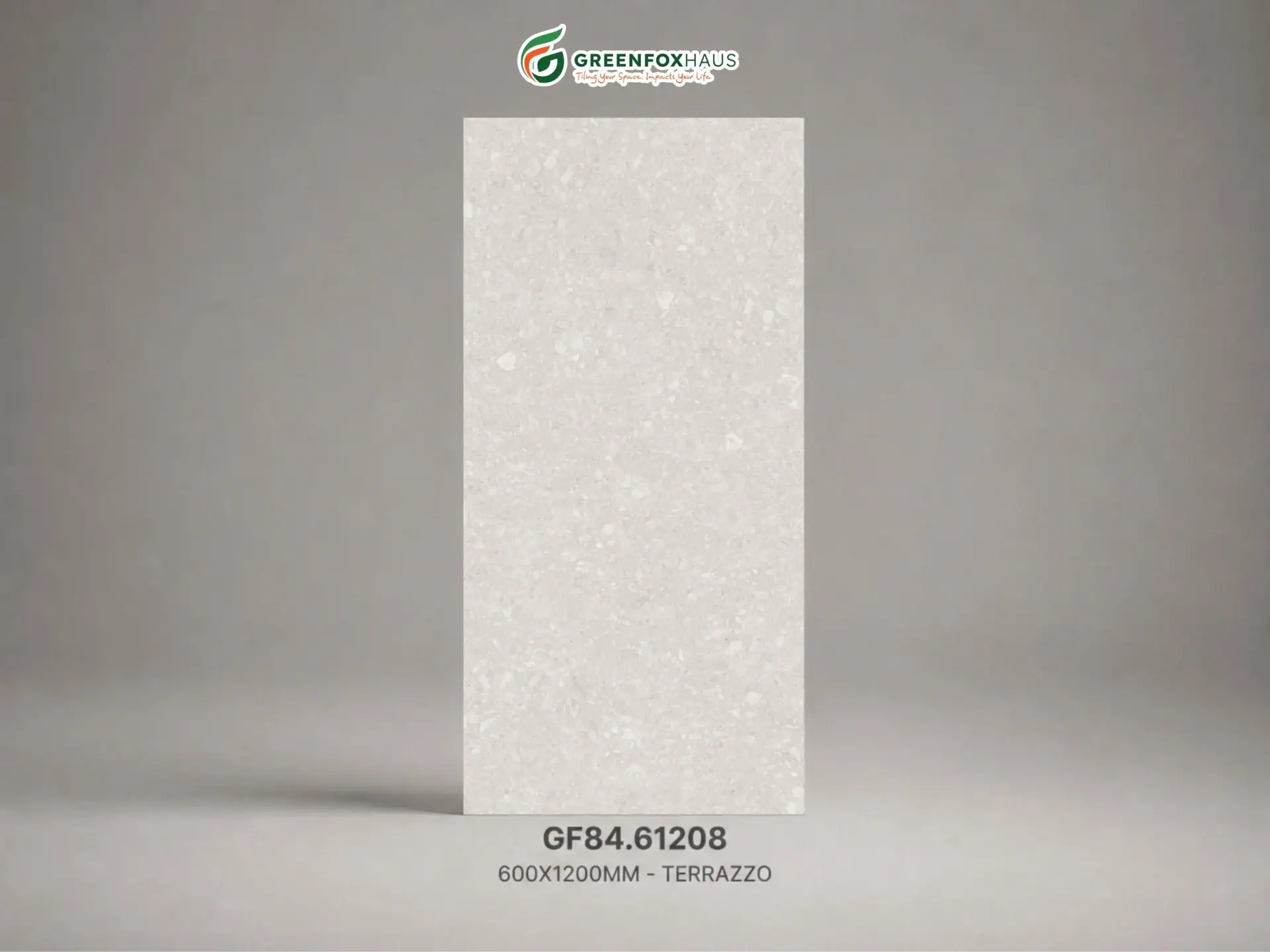 GẠCH ỐP LÁT PORCELAIN VÂN TERRAZZO PEARL GREY GF84.61208 (600X1200MM)