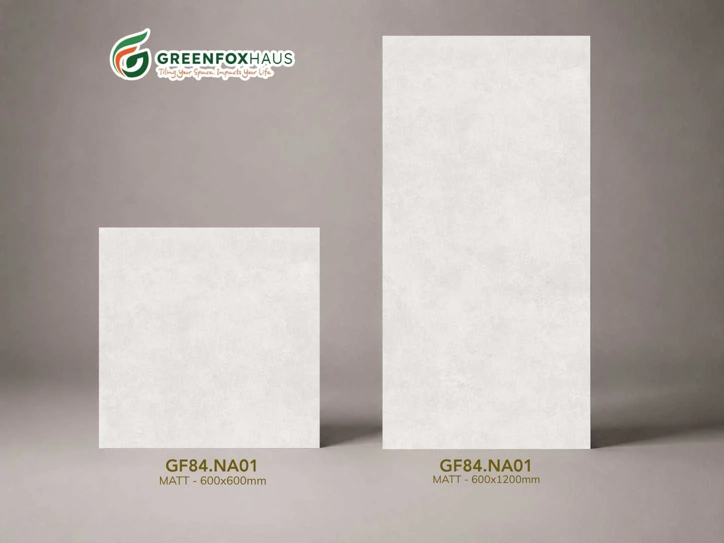 GẠCH ỐP LÁT PORCELAIN VÂN ĐÁ TRẮNG NGÀ GF84.NA01 (600x600mm | 600x1200mm)