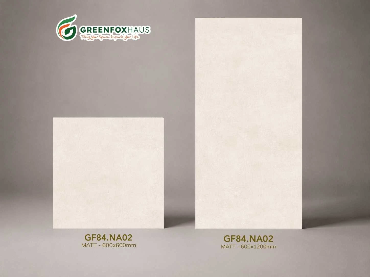 GẠCH ỐP LÁT PORCELAIN VÂN ĐÁ KEM NHẠT GF84.NA02 (600x600mm | 600x1200mm)