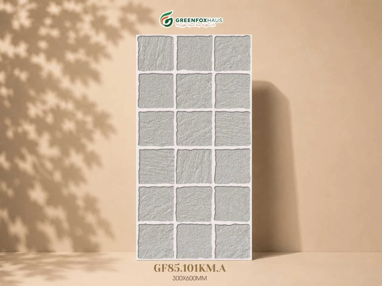 GẠCH ỐP LÁT PORCELAIN VÂN GIẢ ĐÁ GF85.101KM.A (300×600MM)