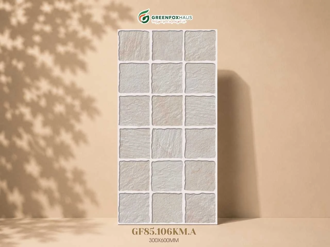 GẠCH ỐP LÁT PORCELAIN VÂN GIẢ Ô VUÔNG GF85.106KM.A (300x600mm)